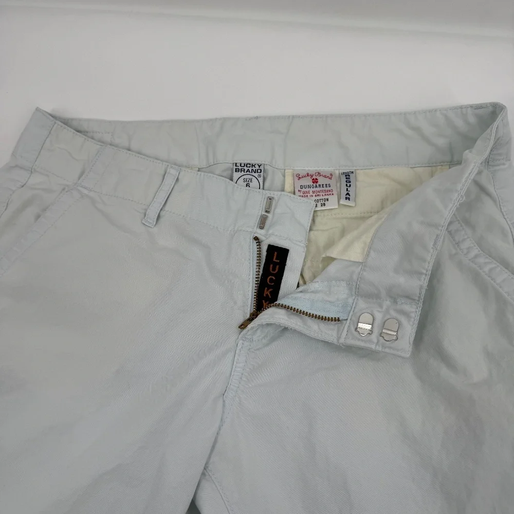 Lucky Brand Pants Women 28 Blue Bootcut Dungarees Vintage Lightweight 90s Y2K - Picture 10 of 16
